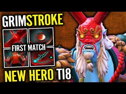 The Painter Guy - GRIMSTROKE New Magic Hero Dota 2 New Hero #TI8