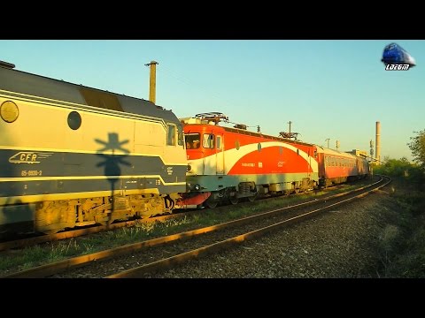 Delfinul 91-53-0-477 742-7 & Jimmy EXPRESS in Oradea Est Triaj pe Apus/on Sunset - 02 October 2015