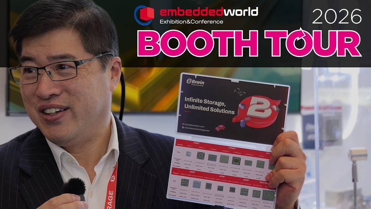 A Tour From Wafer to Products: Memory Chips and SSDs at the BIWIN Booth at Embedded World 2026