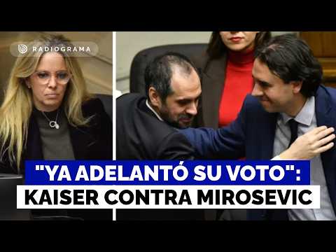 Kaiser insta a que Mirosevic se inhabilite de votar AC contra Grau: "Ya adelantó su voto"