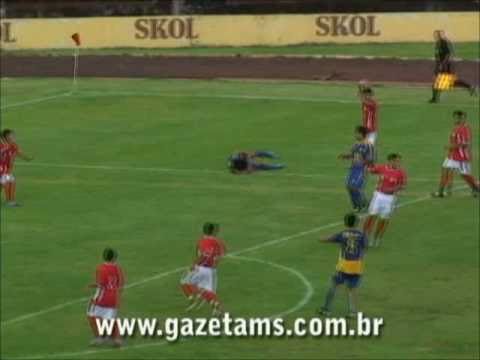 O gol de AEFA 0 x 1 Ponta Porã pela Taça Integração 2010