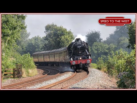 45690 Leander Storms & Slogs Up The West Country Hills