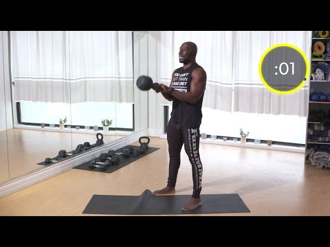 10 Minuten HIIT Spartan Workout – Ganzkörper – Kettlebells, Kurzhanteln, Eigengewicht