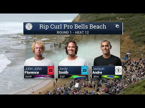 2016 Rip Curl Pro Bells Beach: Round 1, Heat 12 Video