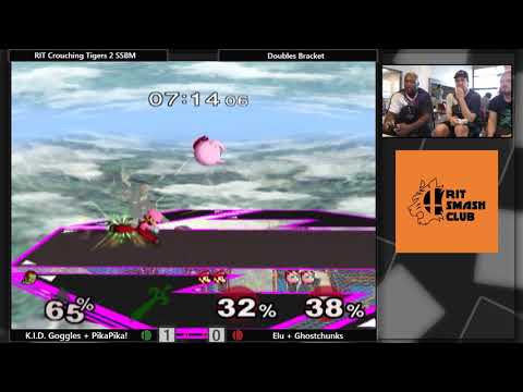 Crouching Tigers 2 SSBM - Winners - K.I.D. Goggles + PikaPika! (Green) vs Elu + Ghostchunks (Red)