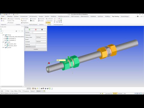 PipeBending Assistant for Creo Elements/Direct Modeling - Add new fittings to the database - How To