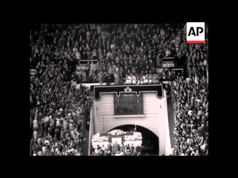 EUROPEAN CUP FINAL AT WEMBLEY - BENFICA F C V MILAN A C - NO SOUND