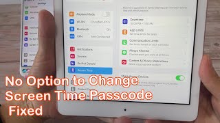 No Option for "Forget Screen Time Passcode" Fixed!