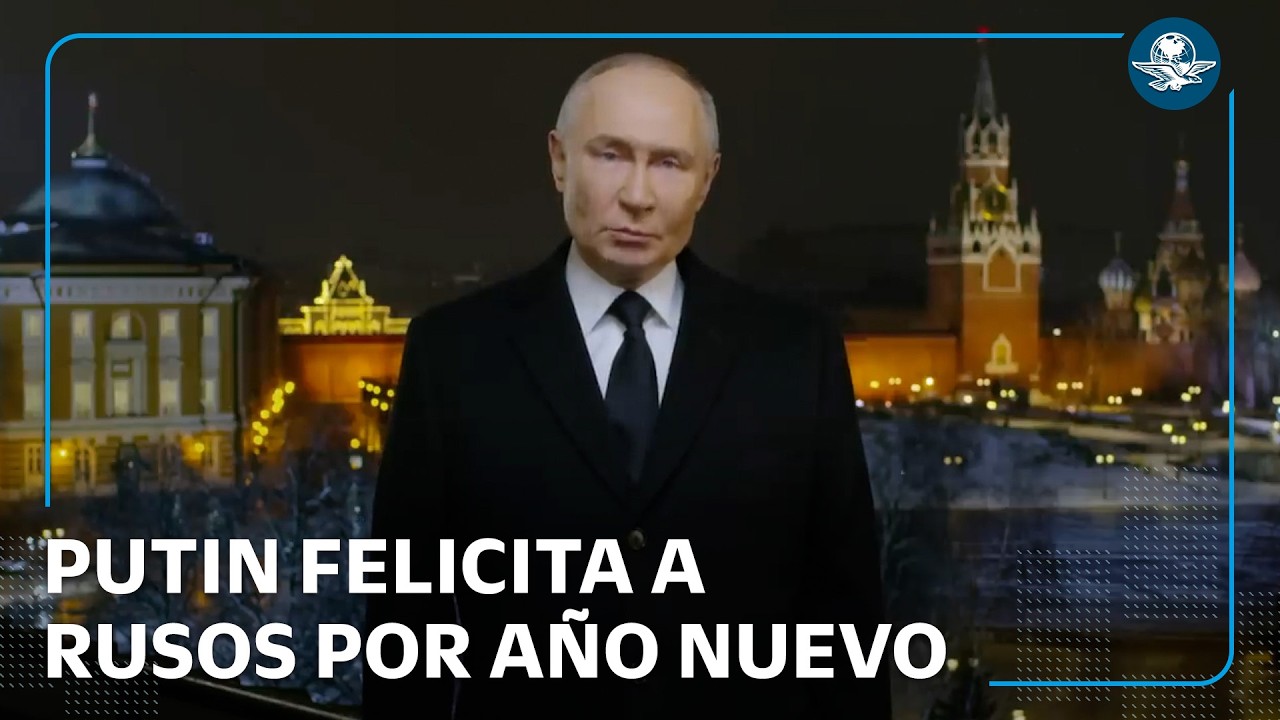 Putin envía felicitación por Año Nuevo y afirma “creer en la victoria” rusa en la guerra de Ucrania