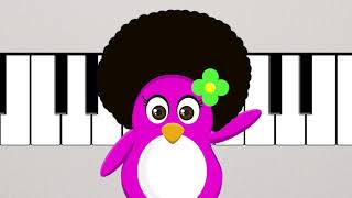 Finding A on the piano 💗