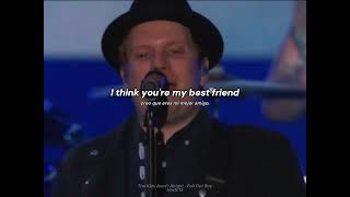 Fall Out Boy - The Kids Aren't All Right (Lyrics + Español)