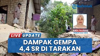 Dua Kali Tarakan Diguncang Gempa, Dampaknya Dinding Rumah Warga Retak dan Memicu Kekhawatiran