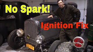 Ford Motorcraft Duraspark Igniton Repair:  In a Model A Ford Coupe!