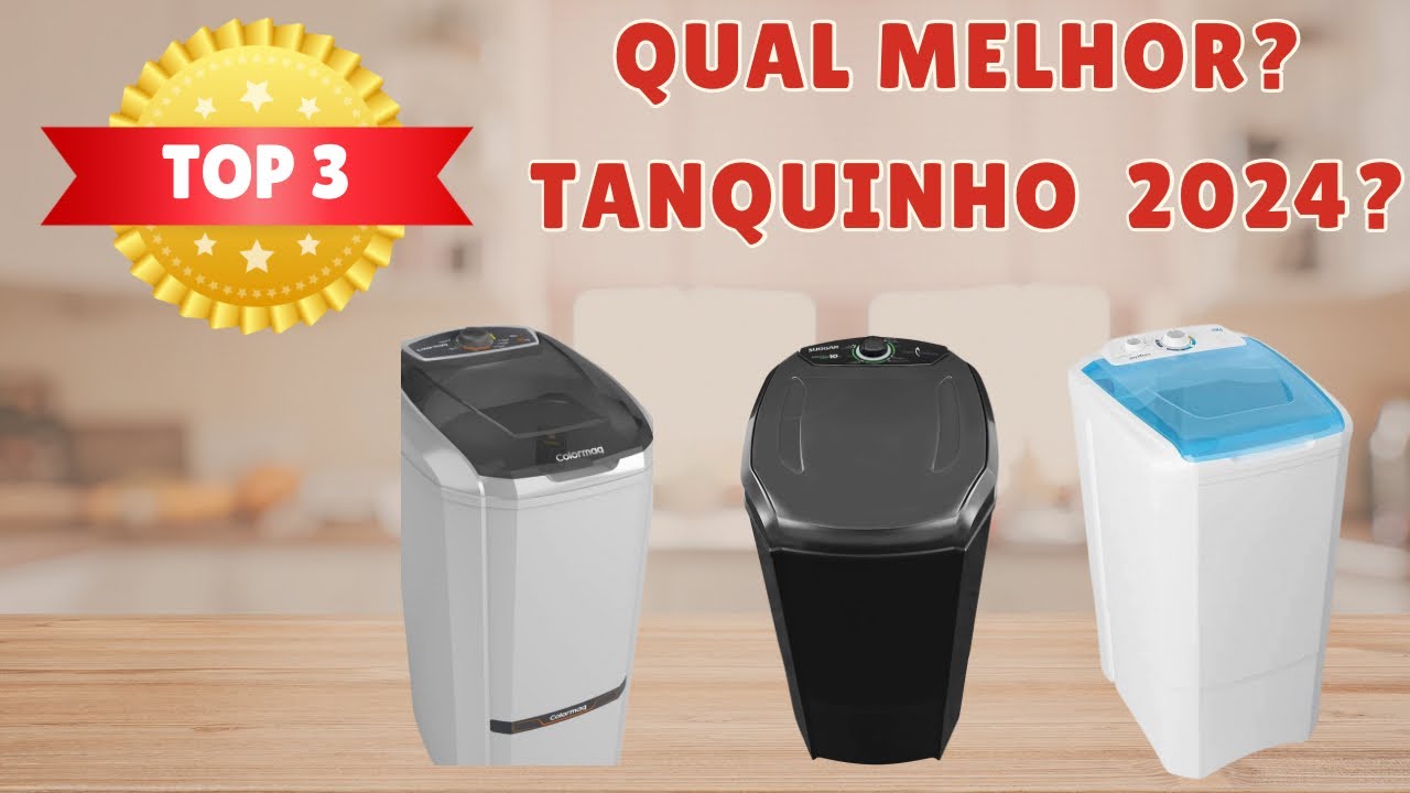 TOP 3 - QUAL melhor TANQUINHO para COMPRAR em 2024