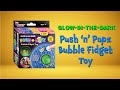 Wonderbox Workshop Ltd | Push 'n' Popz - Bubble Popper Fidget Toy - Glow in the Dark