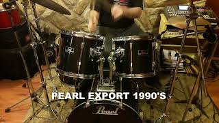 Video thumbnail for (VENDIDA) Pearl Export 1990's (Soundcheck) by Vintage Drums Brasil