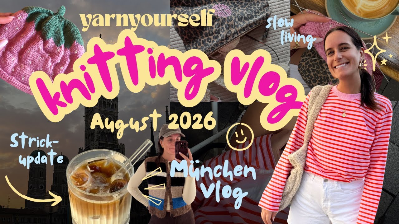 MÜNCHEN VLOG ✨ | Stricknadeln, Kaffee & ein bisschen Großstadtleben ☕️🧶