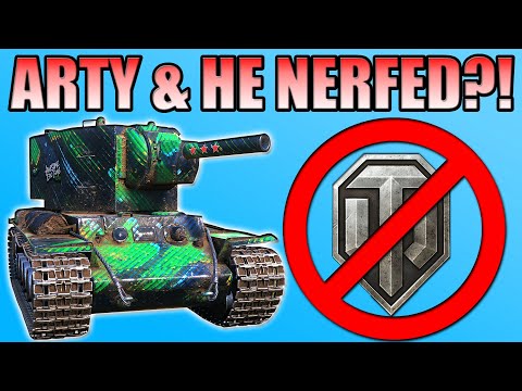ARTY & HE NERFED?! HOW BAD IS 1.13? World of Tanks RANT!
