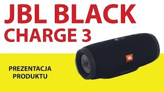 Głośnik mobilny JBL Charge 3 Czarny Wodoodporny IPX7