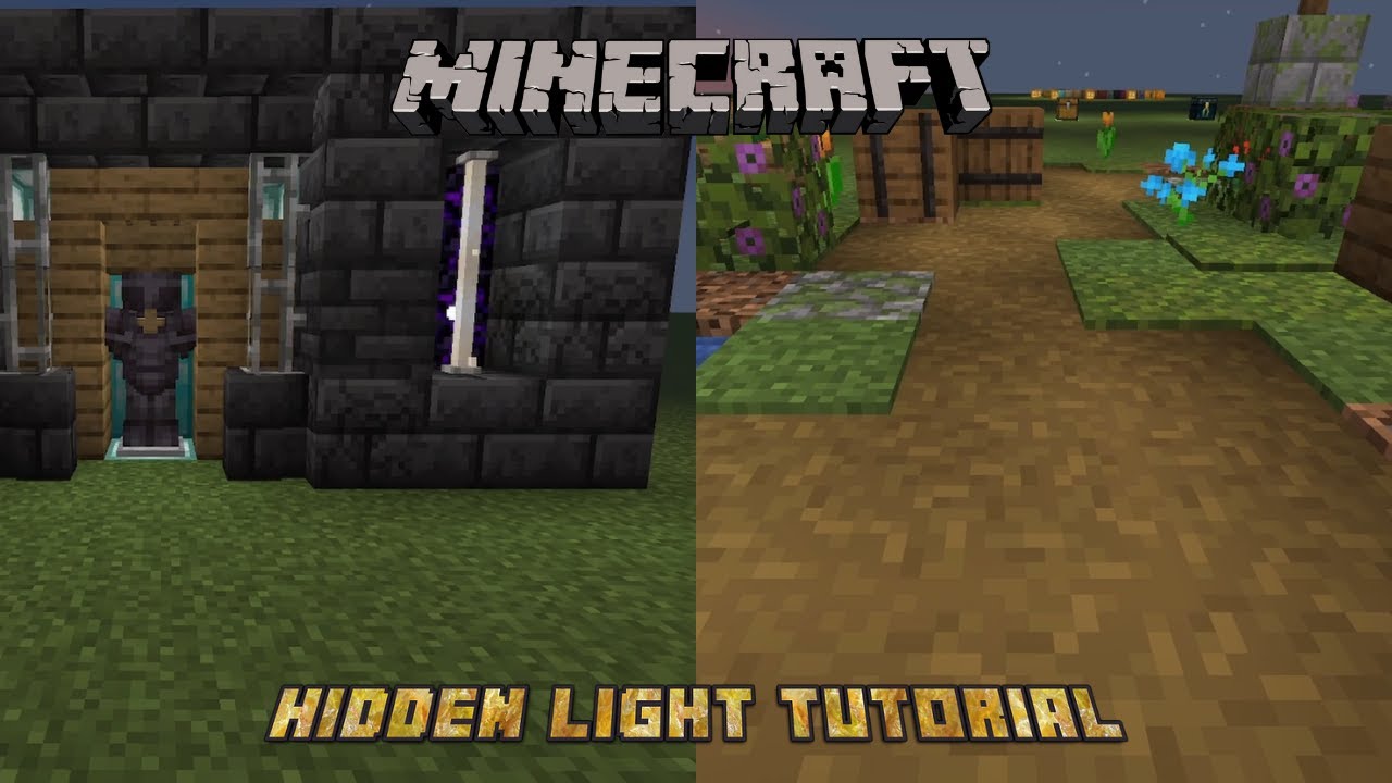 BEST Ways to Hide Lighting in Minecraft 1.19.20 Update