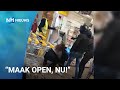 Heftige beelden van agressieve overval in supermarkt