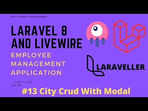 01 Laravel Livewire Tutorial Employees Management Project Setup Application