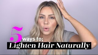 DIY: 5 Ways to Lighten Blonde Hair Naturally