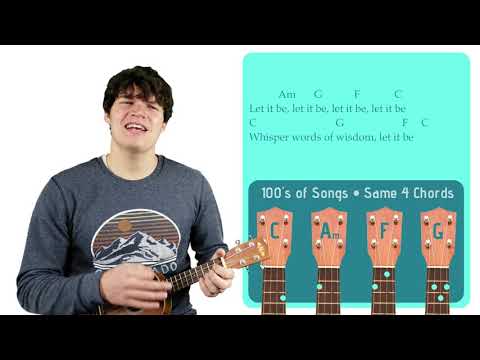 Let It Be - The Beatles | Easy Ukulele Tutorial & Cover (7)