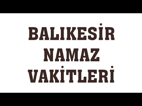 2013 Balikesir Imsakiyesi Sahur Ve Iftar Saatleri