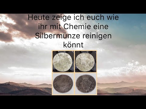 24 Einen Thaler Silbermünzen Reinigung #silber #coin #coinbase #coins #silvercoins #silver #chemical