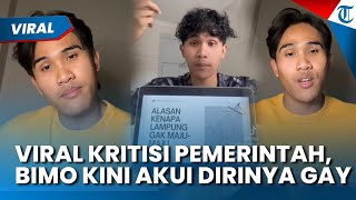 Waduh! Tiktokers Bima Yudho Blak-blakan Akui Dirinya Gay, Dulu Viral Kerap Kritik Pemerintah Lampung