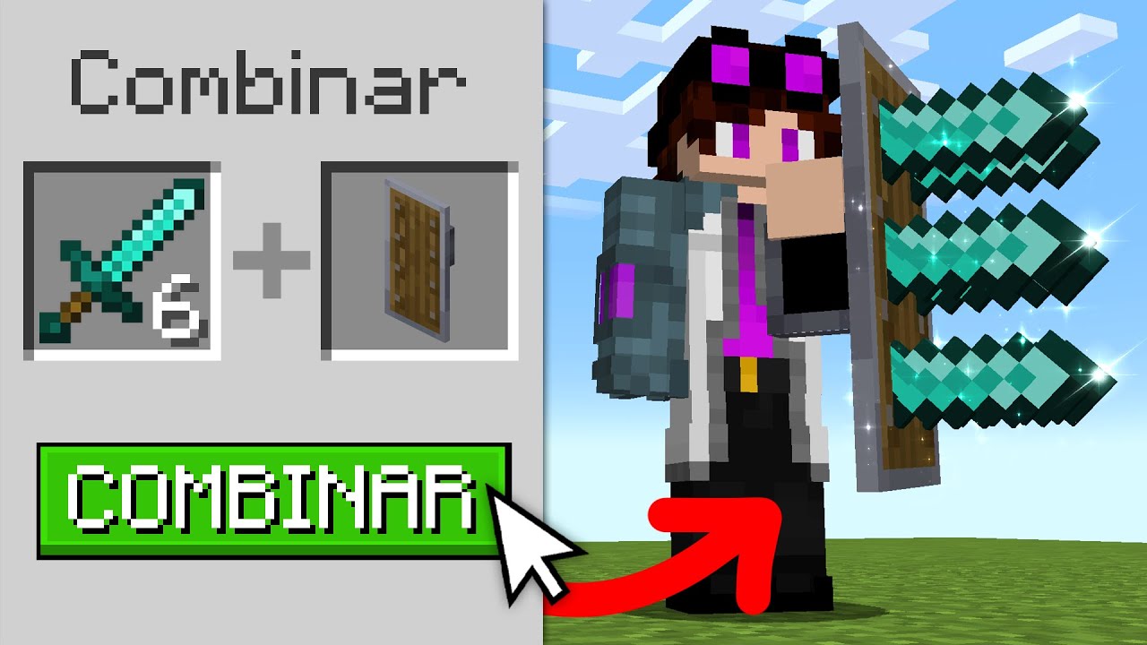Eu posso JUNTAR Qualquer ITEM no Minecraft