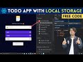 Building A Todo List App Project With Local Storage In React JS Hooks In 2021