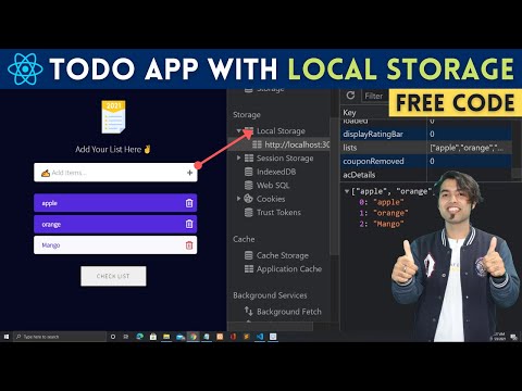  Building a Todo List App Project with Local Storage in React JS Hooks in 2021