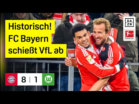 FC Bayern München – VfL Wolfsburg | Bundesliga | 16. Spieltag | DAZN Highlights