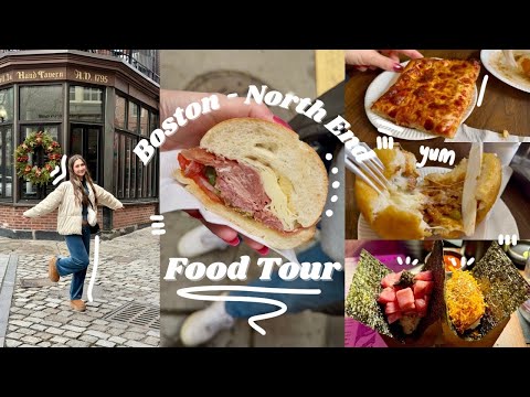 eating our way through the North End - Boston Food Tour - vlog