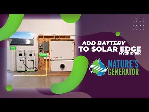 How to Add an AC-Coupled Battery to a SolarEdge System with an Automatic Transfer Switch
