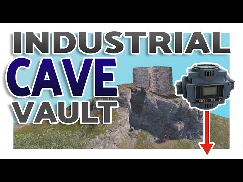 Industrial Cave Base - I Hid My Loot UNDERGROUND - [BROKEN] Cave Base Rust Industrial Update