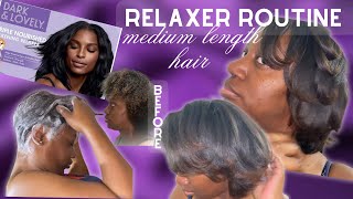 HOW TO USE DARK & LOVELY RELAXER | AT HOME RELAXER ROUTINE