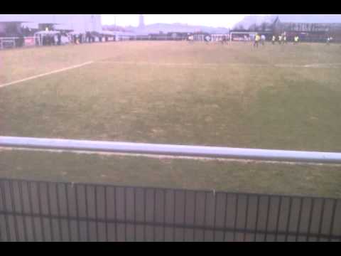 Nantwich Town fans singing at worksop