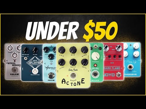Top 15 Overdrive pedals under $50 that DON'T SUCK! (Vox Friendly Pedals)