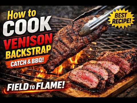 How to COOK VENISON {Catch & BBQ Cook} Most Amazing BACKSTRAP Recipe 2020!!!