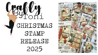 CHRISTMAS RELEASE 2025……MY NEW STAMPS……#craftybytoni #christmasjunkjournal #christmasjunkjournal