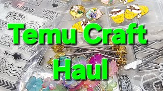 Temu Crafty Haul