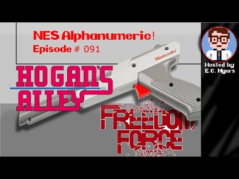 NES Alphanumeric! #091: HOGAN'S ALLEY & FREEDOM FORCE + More BATTLE KID