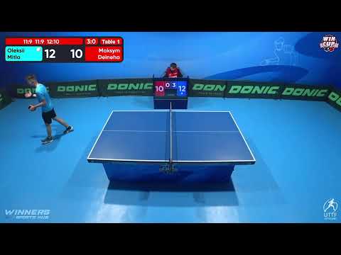 13:00 Oleksii Mitla 3 - 0 Maksym Deineha West 1 WIN CUP 21.10.2022 | TABLE TENNIS WINCUP