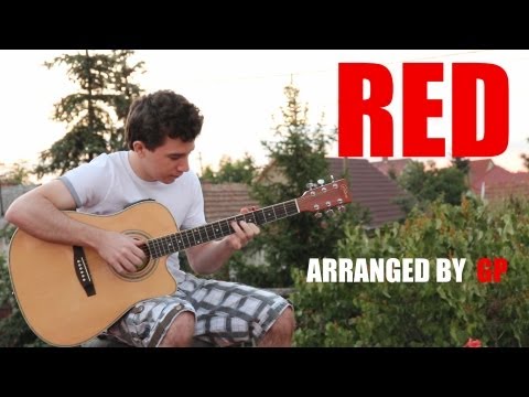 Taylor Swift - Red (fingerstyle guitar cover by Peter Gergely) [WITH TABS]