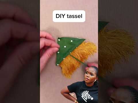 Make tassels yourself as a fashion designer#shorts #short #youtubeshorts #shortfeed #youtube