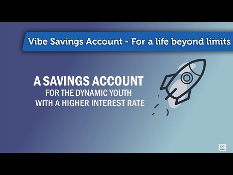 Vibe Savings Account - For a life beyond limits