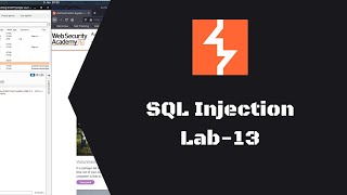 SQLi Lab 13: Visible error-based SQL injection